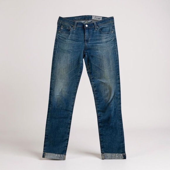 AG Stilt Cigarette Leg Mid Rise Jeans - Picture 1 of 7